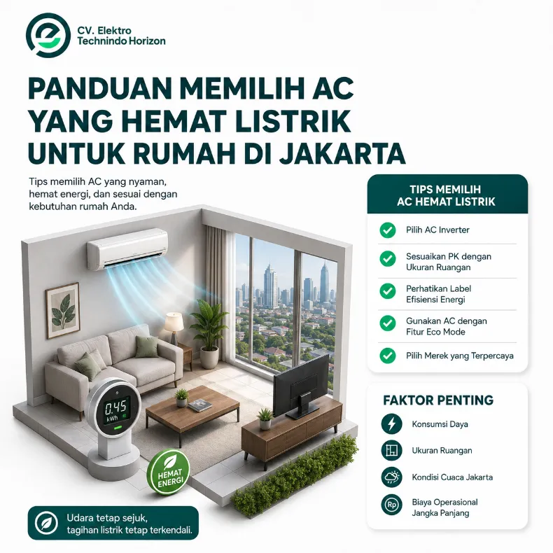 Panduan Memilih AC yang Hemat Listrik untuk Rumah di Jakarta