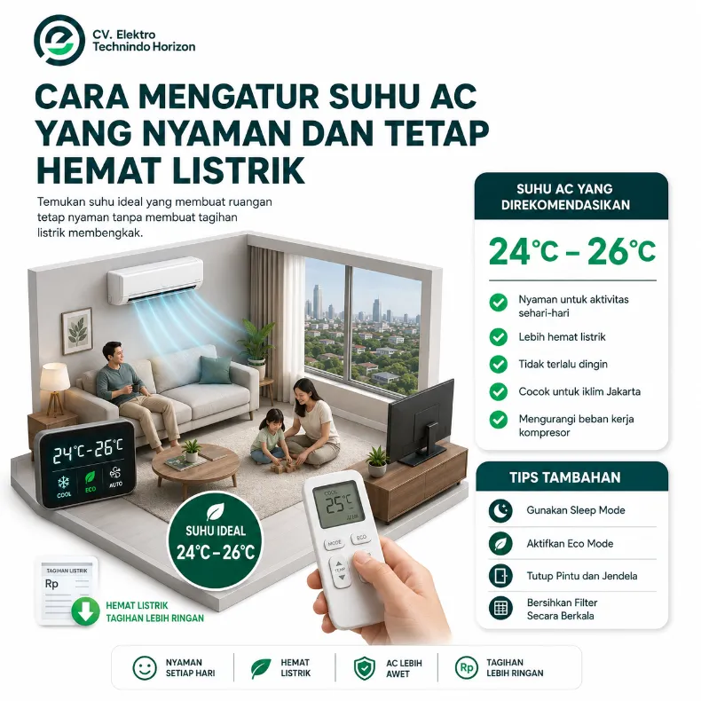 Cara Mengatur Suhu AC yang Nyaman dan Tetap Hemat Listrik