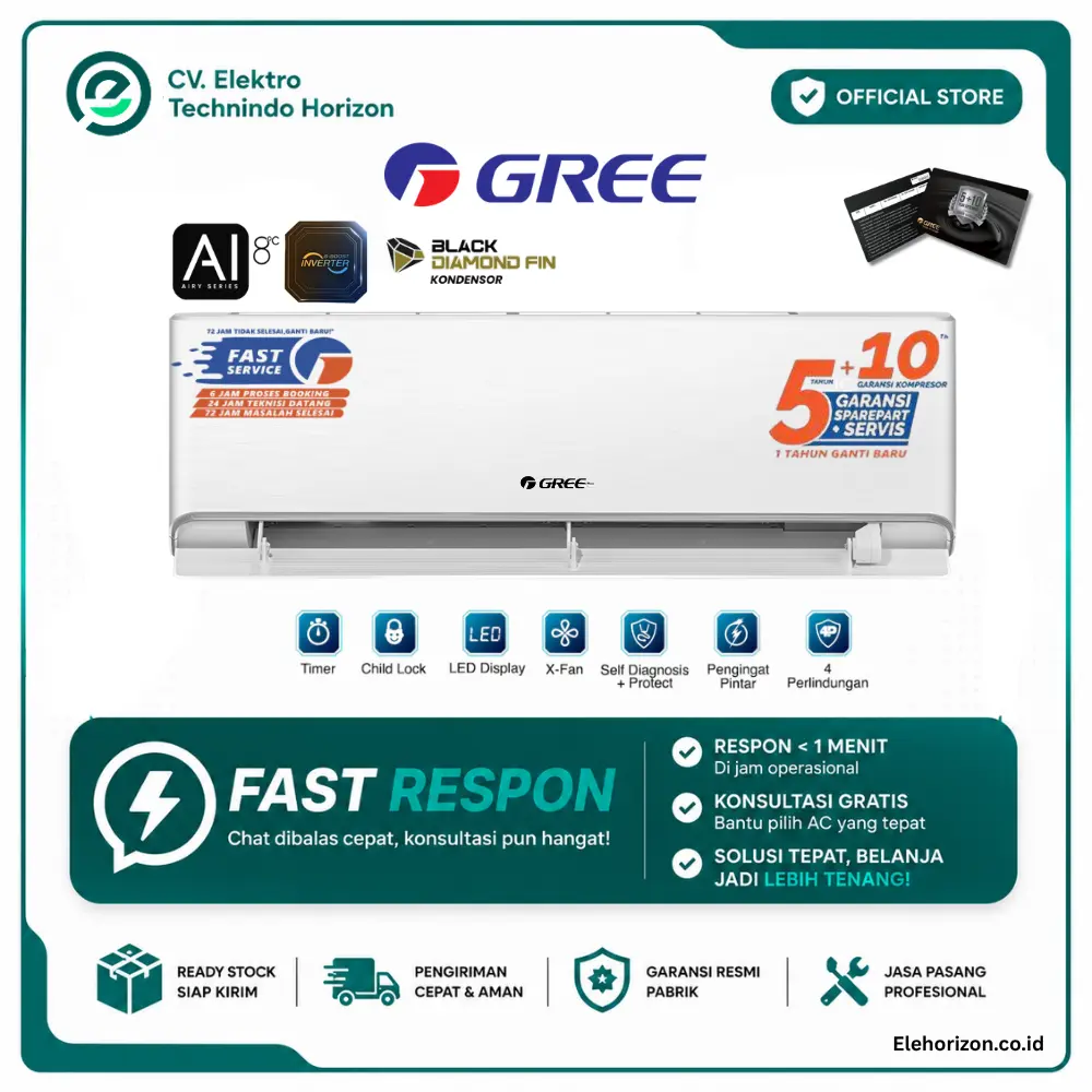 GREE GWC-18AIRY AI Technology Inverter Series